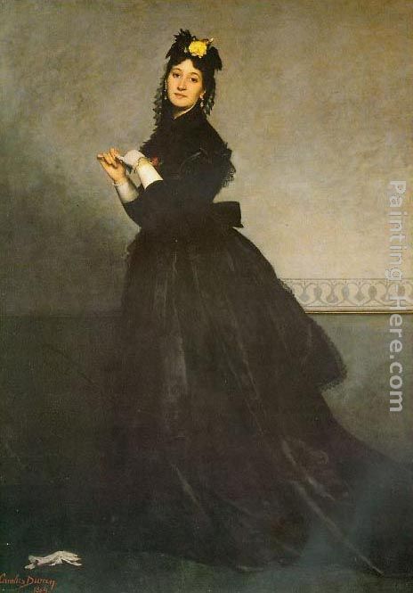 Lady with a Glove painting - Charles Auguste Emile Durand Lady with a Glove art painting